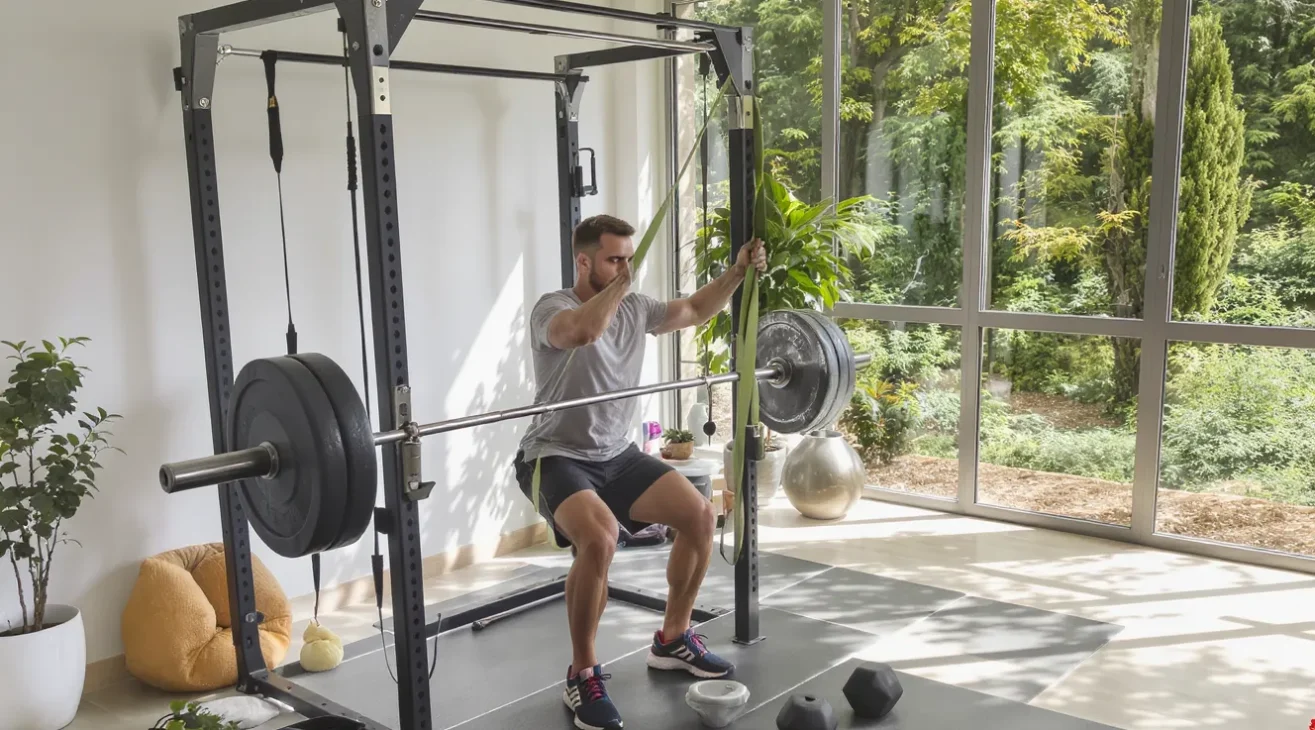 Widerstandsbänder im Homegym richtig mit Freihanteln kombinieren